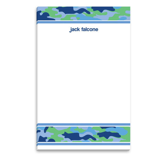 Blue Camo Notepads